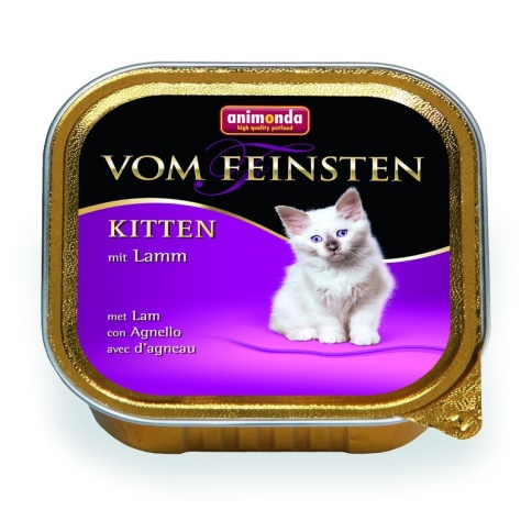 Animonda Консервы Vom Feinsten Kitten с ягненком для котят всех пород - 100 г фото 2