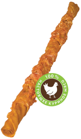 ДЕРЕВЕНСКИЕ ЛАКОМСТВА 100 % Мяса Куриный твистер большой 90 гр фото 1