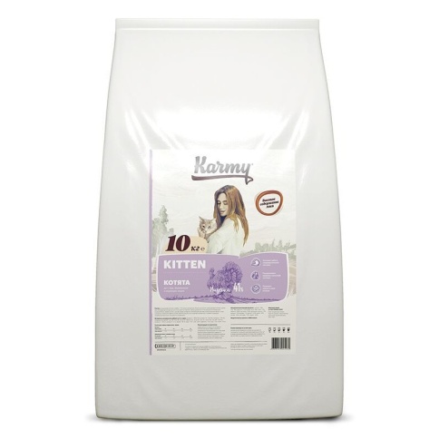 Сухой корм Karmy Kitten для котят с индейкой 1.5 кг фото 1