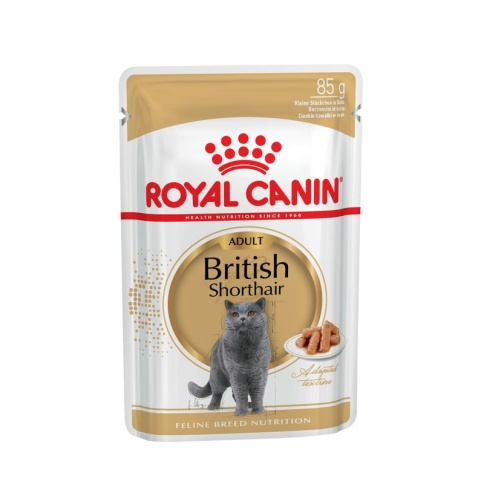 Royal Canin British Shorthair Adult паучи для взрослых британских короткошерстных кошек в соусе - 85 г фото 2