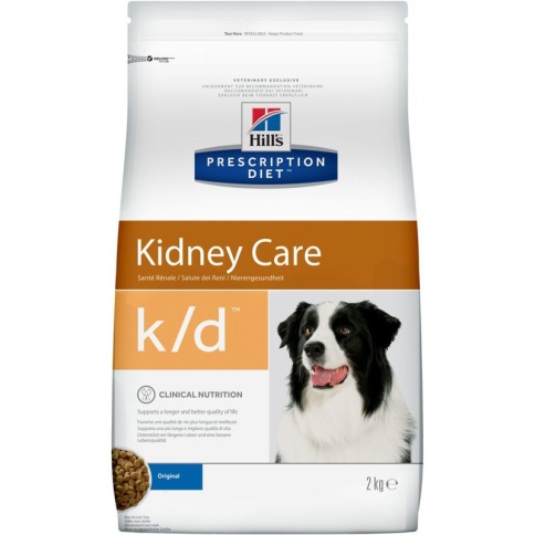 Hill's Prescription Diet k/d Kidney Care корм для собак диета для поддержания здоровья почек 2 кг фото 2