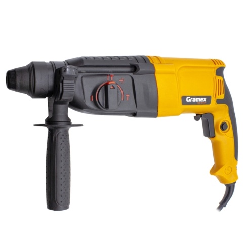 Перфоратор электрический Gramex HRH-980 (980Вт,0-1300об/мин,0-5500уд/мин,3,3Дж,3 реж,SDS+) кейс (1/5) фото 1