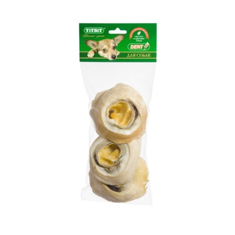 Titbit ухо говяжье внутр. XL - мягкая упаковка фото 2