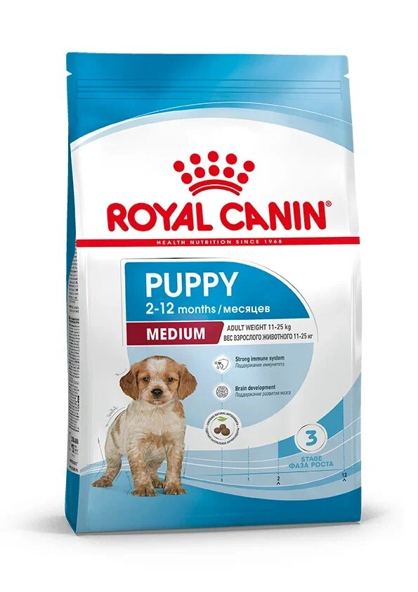 Сухой корм Royal Canin Medium Puppy для щенков, 14 кг фото 10