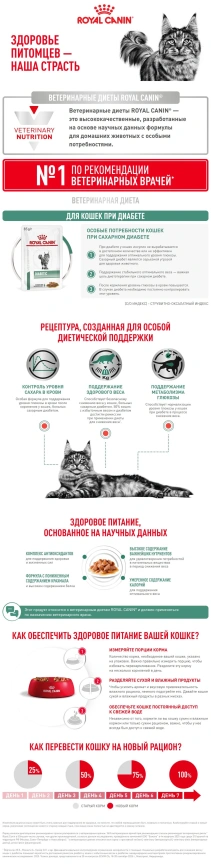 Сухой корм Royal Canin Diabetic для кошек, 1.5 кг фото 10