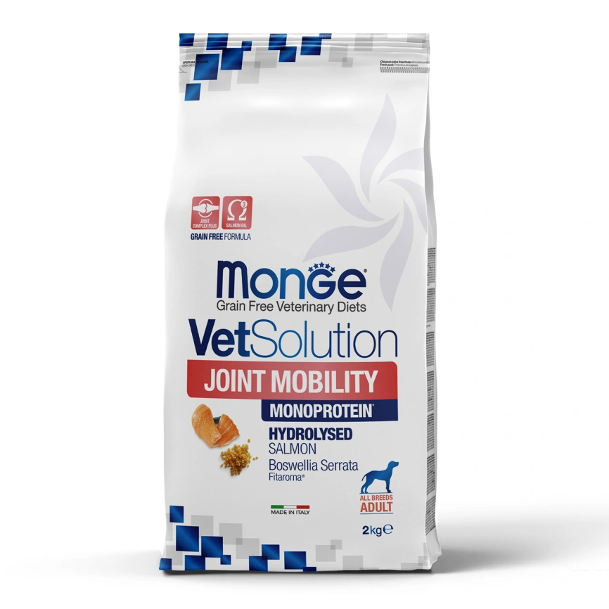 Диетический корм Monge VetSolution Dog Joint Mobility для собак и щенков, при заболеваниях суставов, 2 кг фото 5