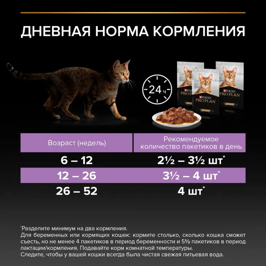 Влажный корм PRO PLAN Nutri Savour Beef, Turkey & Chicken для котят, с говядиной в соусе, с индейкой в соусе и вкусные кусочки, с курицей в желе MIX набор, 85 г фото 5
