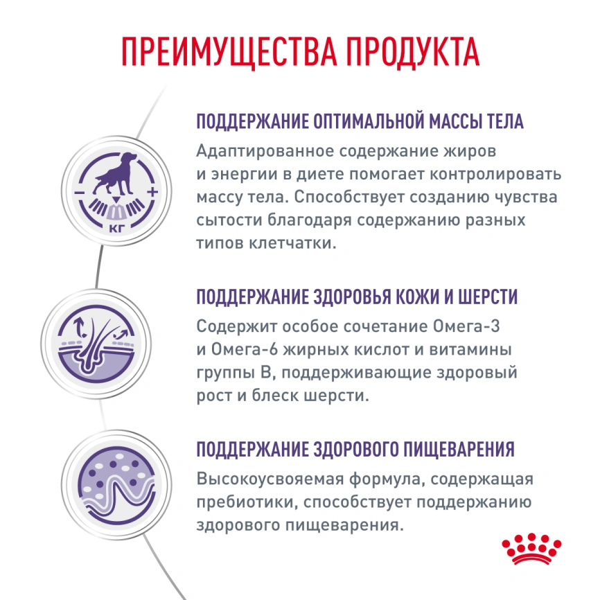 Сухой корм Royal Canin Neutered Adult Medium Dogs для стерилизованных собак средних пород, 3.5 кг фото 2