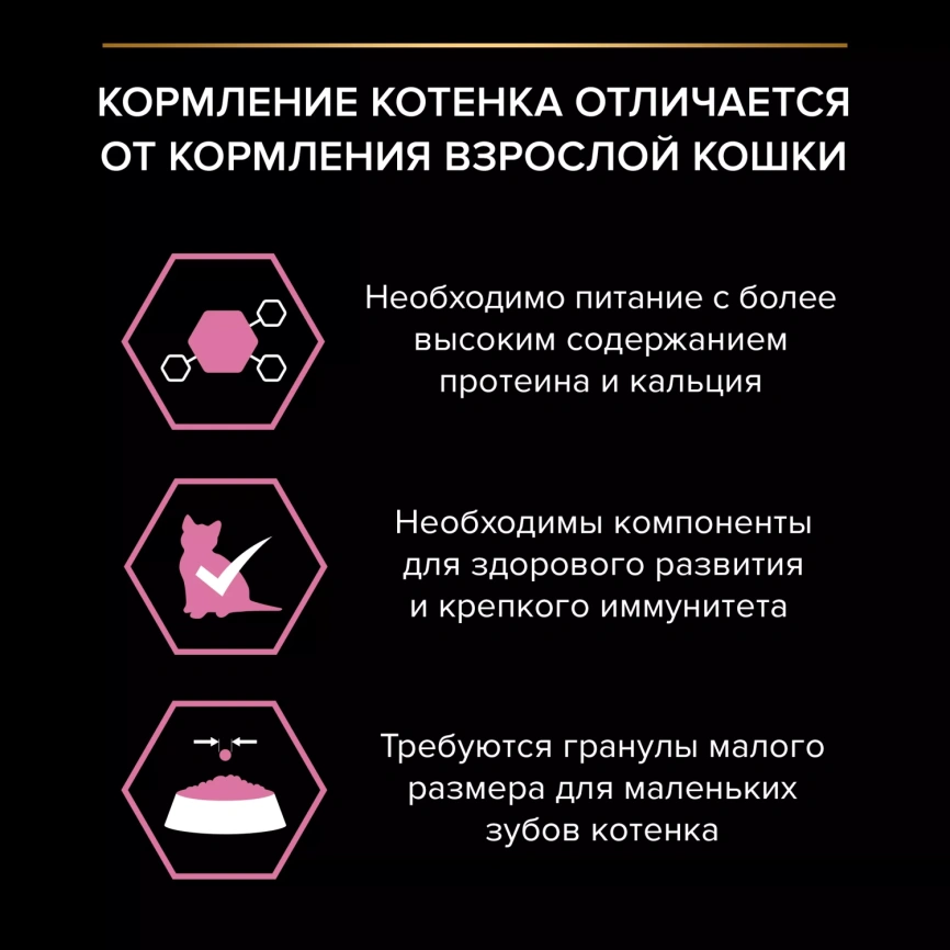 Сухой корм PRO PLAN Turkey для котят с чувств. пищеварением, с индейкой, 200 г фото 2