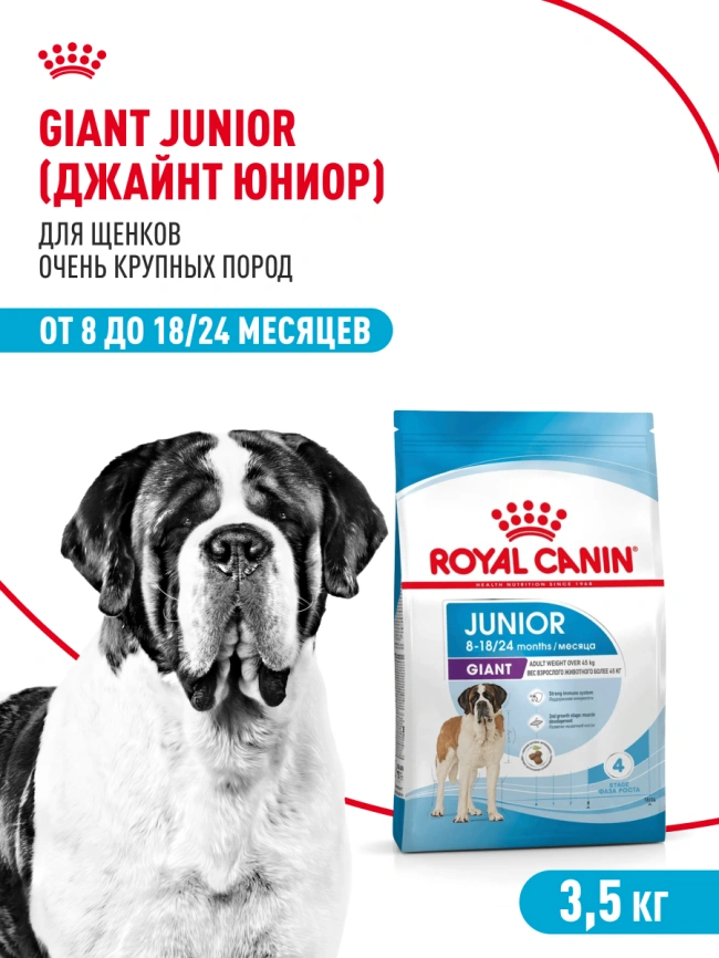 Сухой корм Royal Canin Giant Junior для щенков, 3.5 кг фото 13