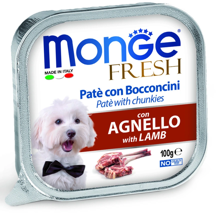 Влажный корм Monge Dog Fresh Pork &amp;amp; Vegetables для взрослых собак со свининой и овощами, 85 г фото 1
