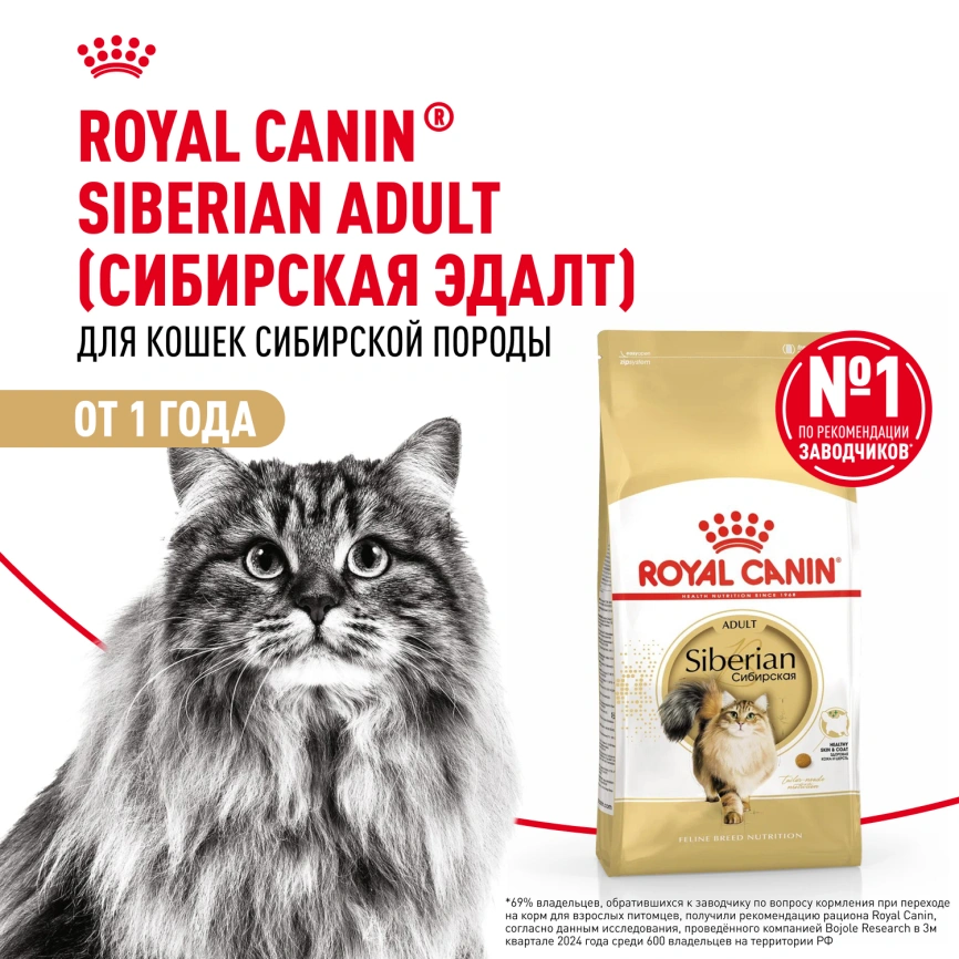 Сухой корм Royal Canin Siberian для кошек, 400 г фото 14