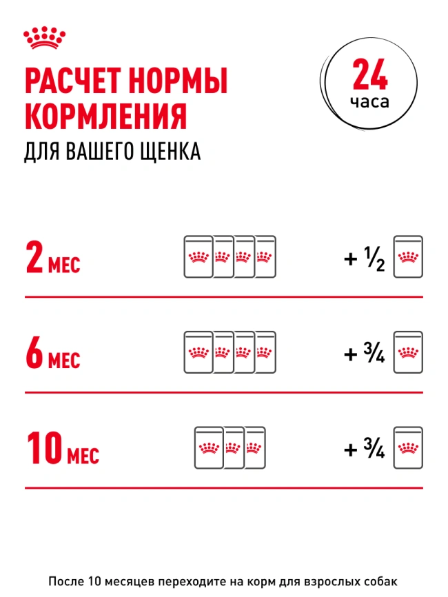 Влажный корм Royal Canin Mini Puppy в соусе для щенков мелких пород до 10 месяцев, пауч, 85 г фото 8