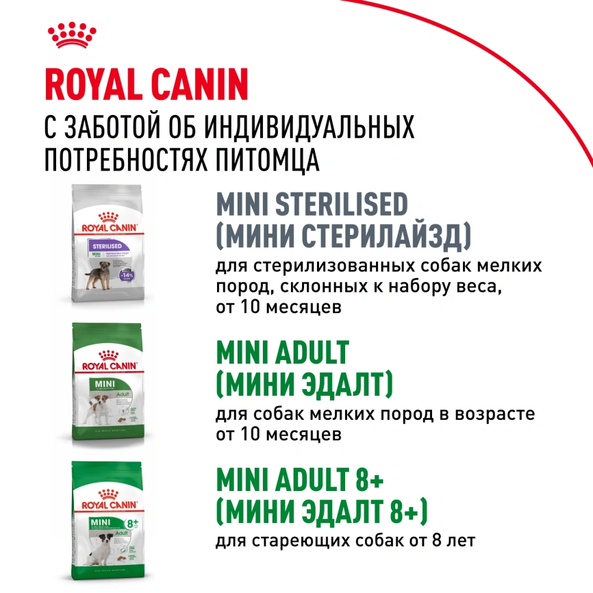 Сухой корм Royal Canin Mini Puppy для щенков, 800 г фото 11