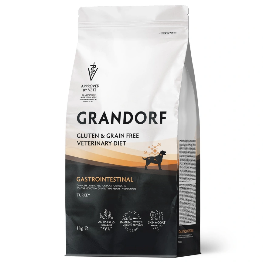 Сухой корм Grandorf Veterinary Gastrointestinal для собак при расстройствах пищеварения, 1 кг фото 1