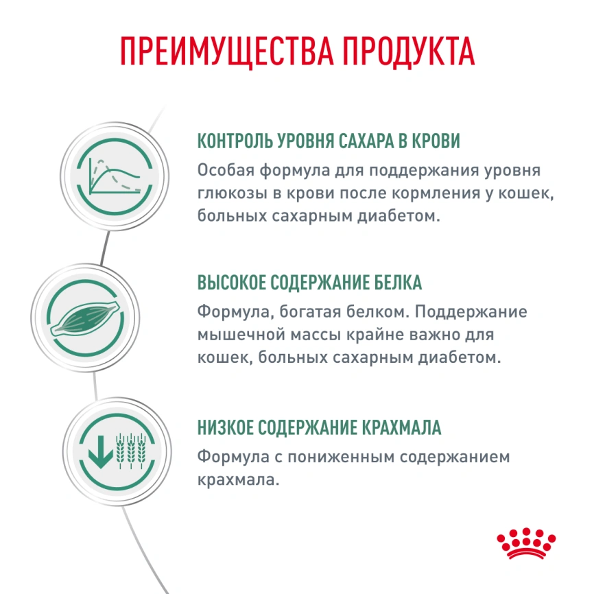 Сухой корм Royal Canin Diabetic для кошек, 350 г фото 3