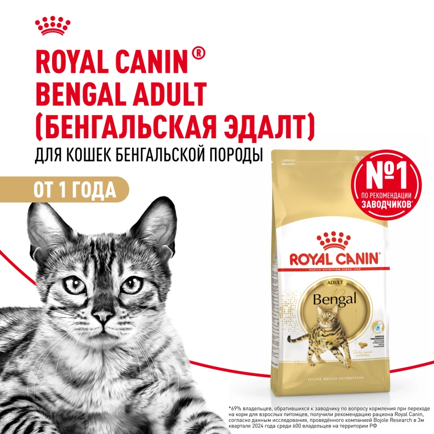 Сухой корм Royal Canin Bengal для кошек бенгальской породы, 400 г фото 12