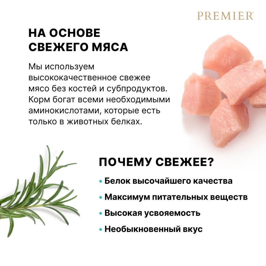 Сухой корм Premier Dog Turkey Adult Mini для собак мелких пород, 3 кг фото 6