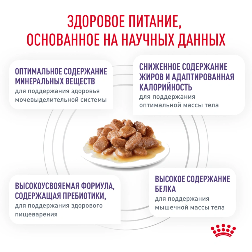 Влажный корм Royal Canin Neutered Balance в соусе для стерилизованных кошек до 7 лет, пауч, 85 г фото 4