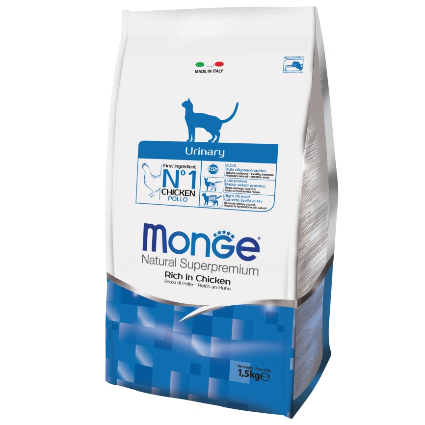 Сухой корм Monge Cat BWild LOW GRAIN Kitten Goose для котят с мясом гуся, 1,5 кг фото 2