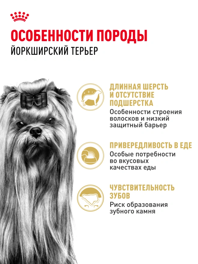 Сухой корм Royal Canin Yorkshire Terrier Adult для взрослых собак, 500 г фото 17