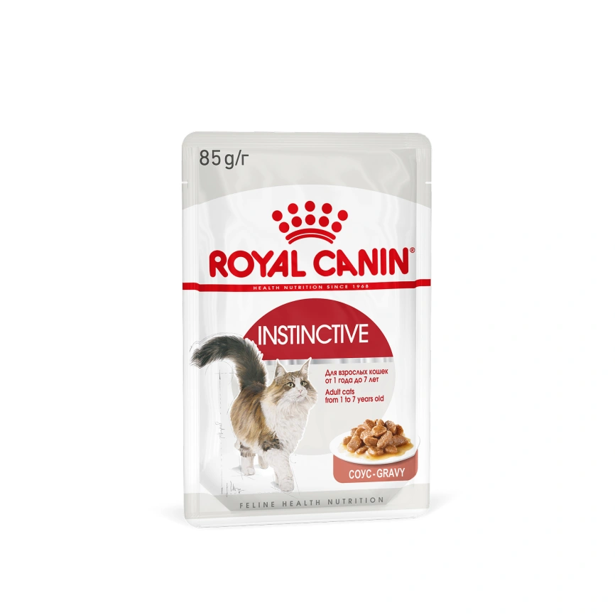Влажный корм Royal Canin Instinctive в соусе для взрослых кошек старше 1 года, пауч, 85 г фото 13