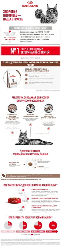 Сухой корм Royal Canin Gastrointestinal Hairball для кошек, 2 кг фото 10