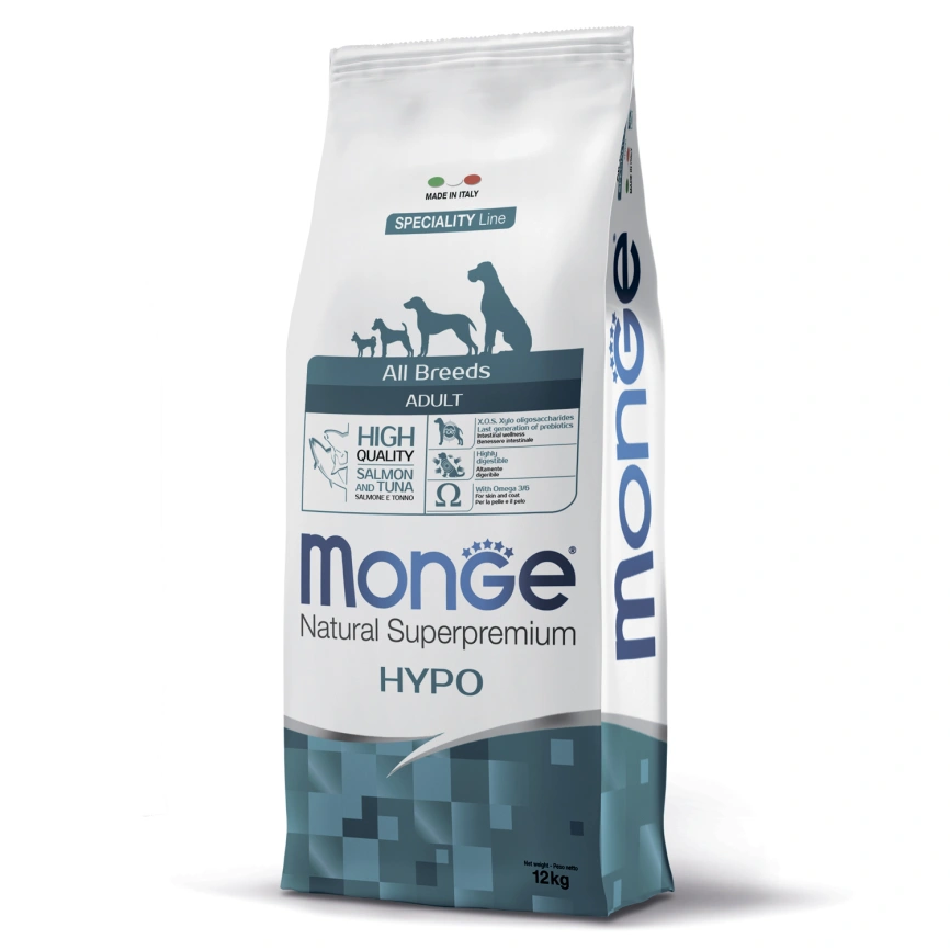 Сухой корм Monge Dog BWild GRAIN FREE Puppy &amp;amp; Junior Duck &amp;amp; Potato для щенков с уткой и картофелем, 12 кг фото 1