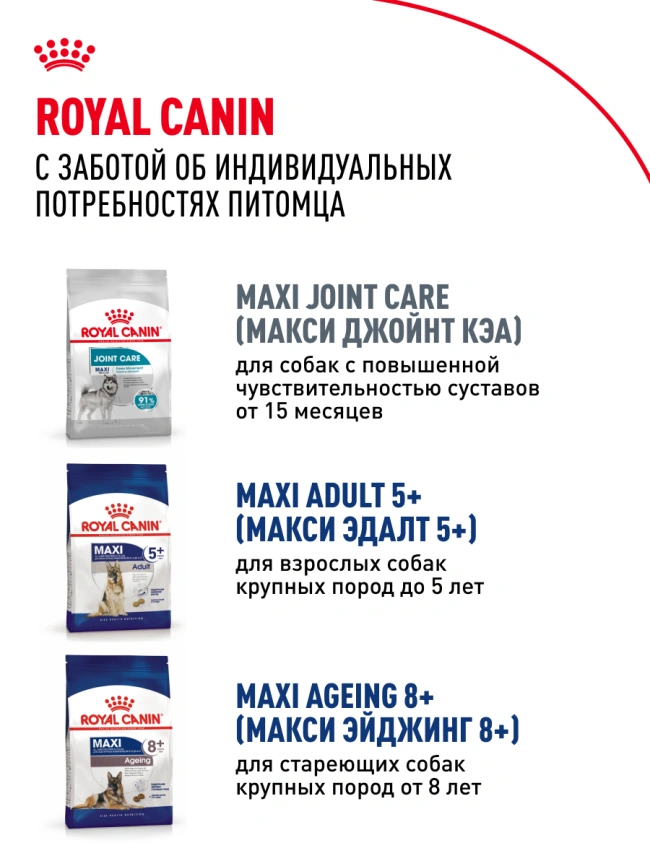 Сухой корм Royal Canin Maxi Adult для собак, 3 кг фото 21