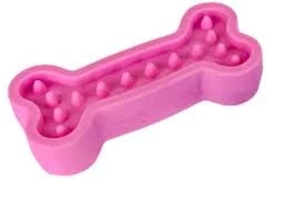 Косточка Homepet Foam TPR Puppy для собак, розовая фото 1