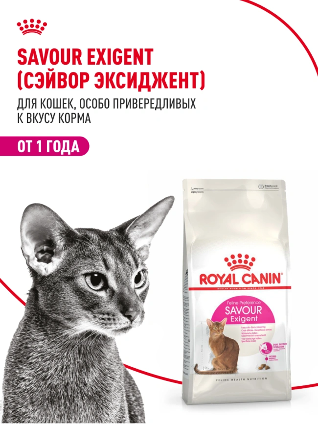 Сухой корм Royal Canin Savour Exigent для кошек, 400 г фото 14