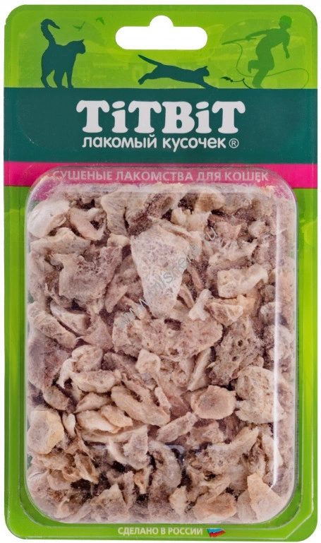 Лакомство Titbit для кошек — баранье лёгкое, 18 г фото 1