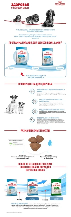 Сухой корм Royal Canin Mini Starter Mother &  Babydog для щенков и кормящих сук, 8,5 кг фото 10