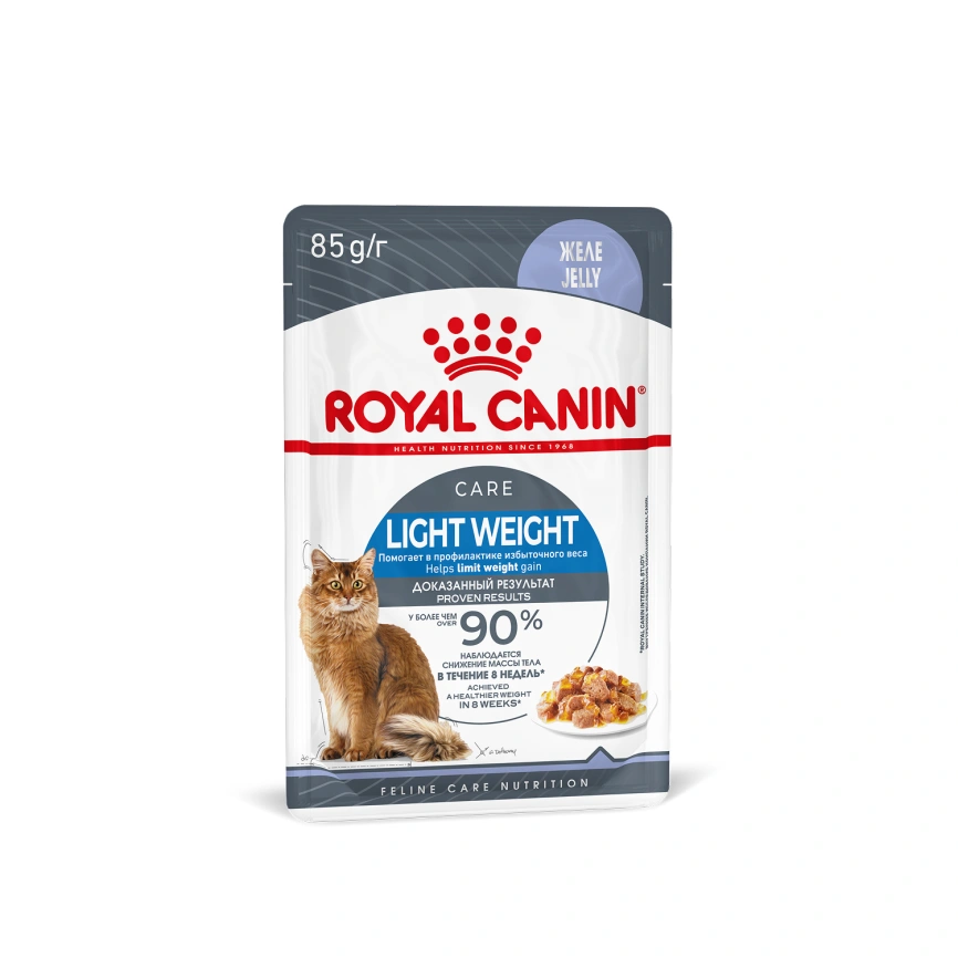Влажный корм Royal Canin Light Weight Care в соусе для взрослых кошек, склонных к полноте, пауч, 85 г фото 14