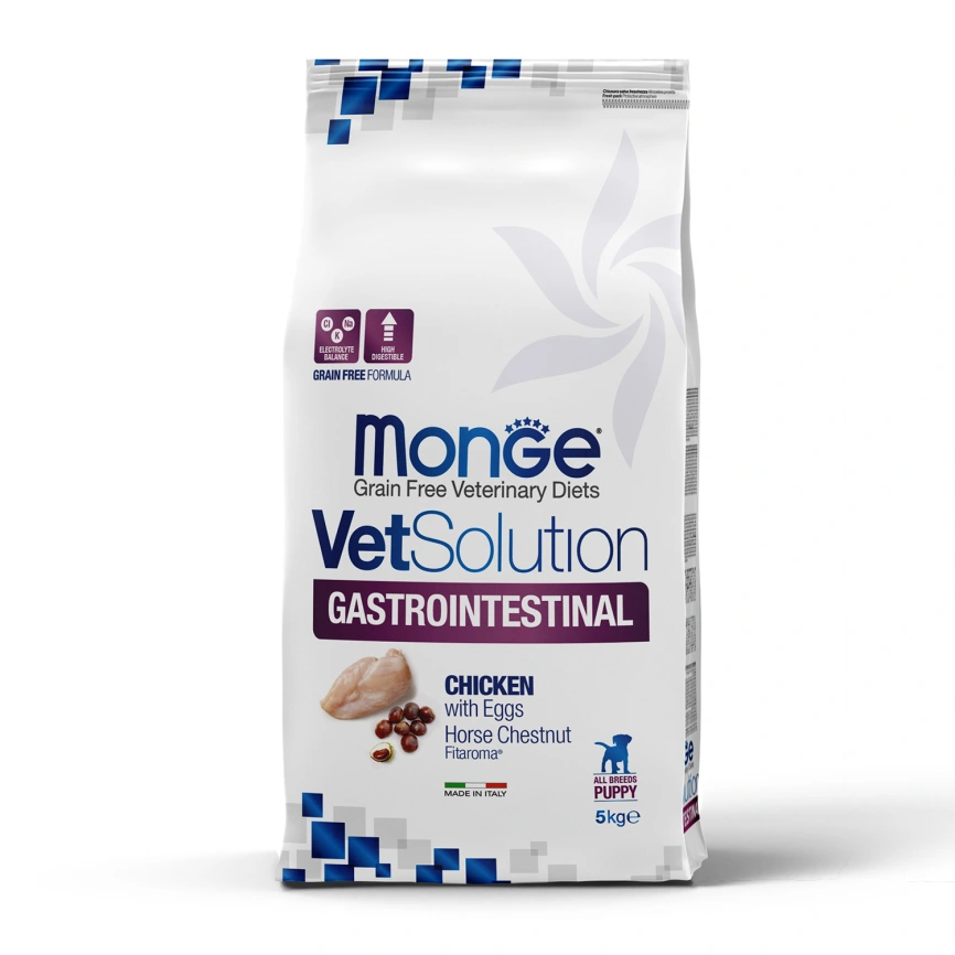 Диетический корм Monge VetSolution Dog Gastrointestinal для щенков, при заболеваниях ЖКТ, 5 кг фото 5