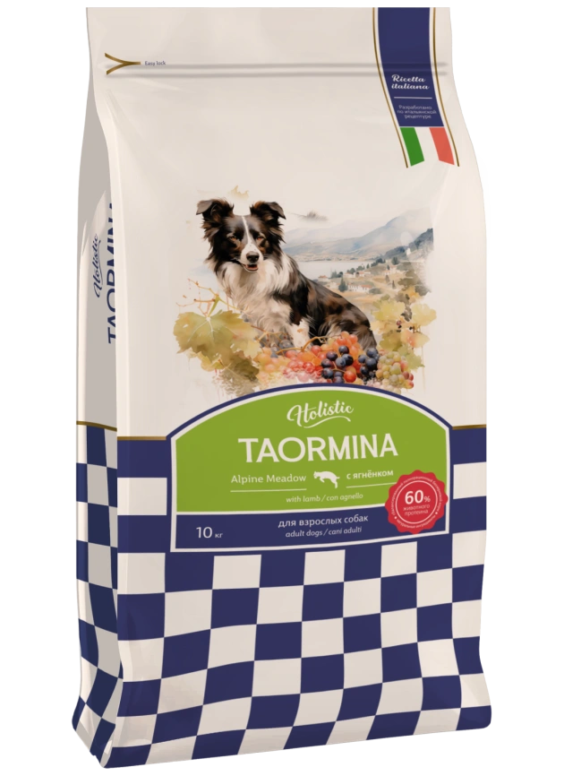 Сухой корм Taormina для взрослых собак c ягненком Alpine Meadow, 10 кг фото 1
