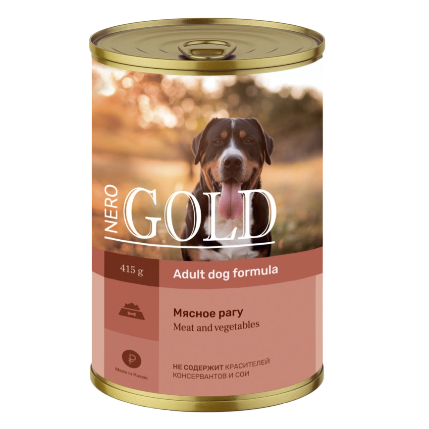 Влажный корм Nero Gold  для собак "Мясное рагу", 415 г фото 1