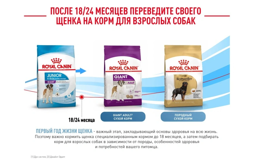 Сухой корм Royal Canin Giant Junior для щенков, 15 кг фото 15