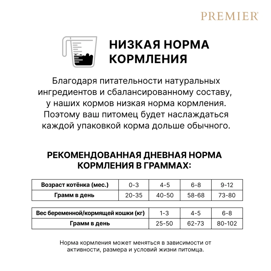Сухой корм Premier Cat Kitten Turkey для котят, с индейкой, 2 кг фото 9