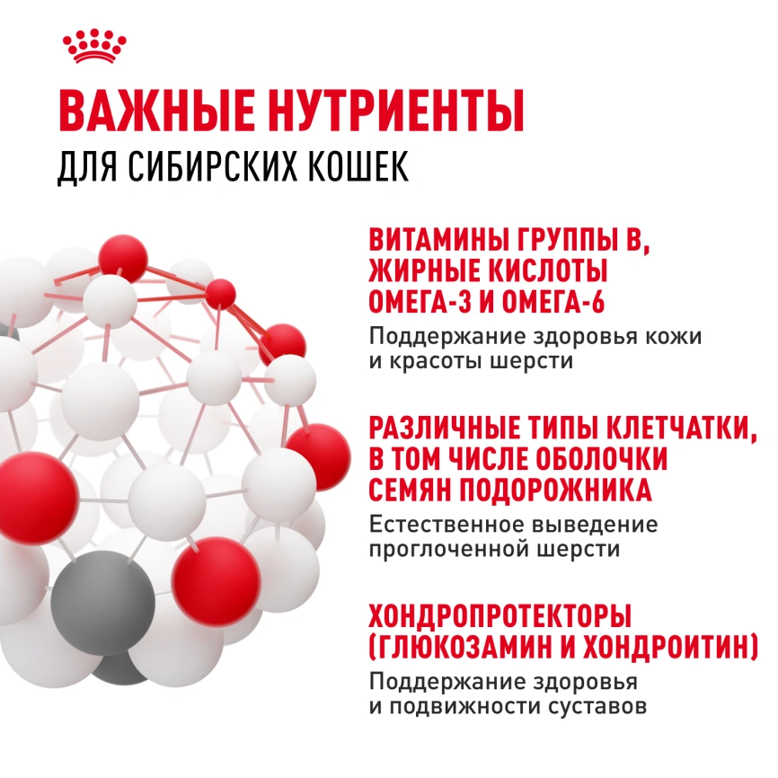 Сухой корм Royal Canin Siberian для кошек, 2 кг фото 5