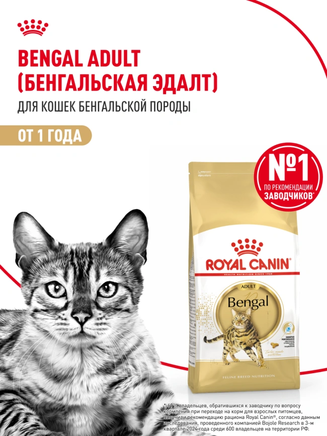 Сухой корм Royal Canin Bengal для кошек бенгальской породы, 2 кг фото 13