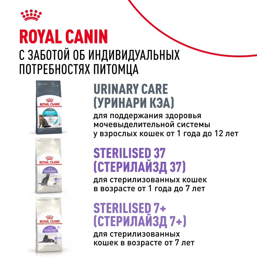 Сухой корм Royal Canin Ageing Sterilised 12+ для стерилизованных кошек старше 12 лет, 4 кг фото 9