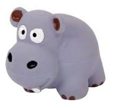 Игрушка Homepet «Бегемот» для собак, с пищалкой фото 1