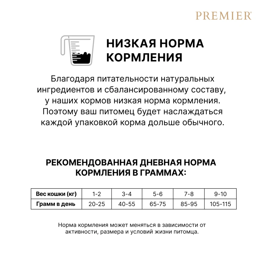 Сухой корм Premier Cat Lamb & Turkey Sterilised для стерилизованных кошек, 8 кг фото 9