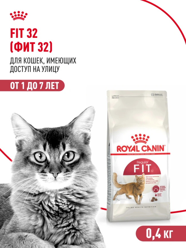Сухой корм Royal Canin Fit для кошек, 400 г фото 14