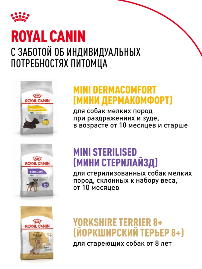 Сухой корм Royal Canin Yorkshire Terrier Adult для взрослых собак, 500 г фото 16