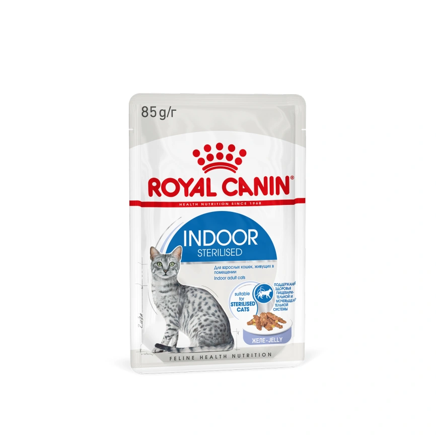 Влажный корм Royal Canin Indoor паштет для кошек, живущих в помещении, пауч, 85 г фото 12