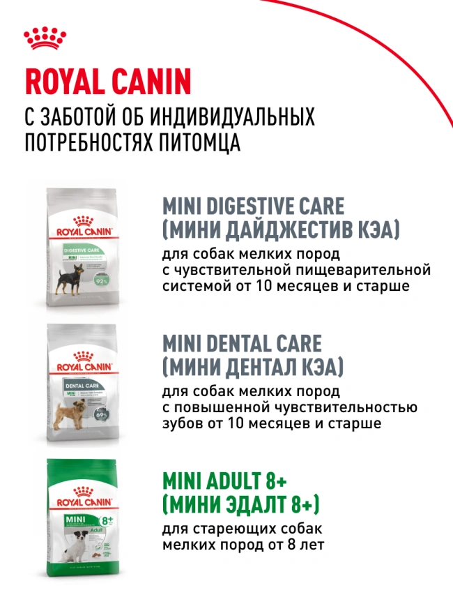 Сухой корм Royal Canin Mini Adult для взрослых собак, 800 фото 15