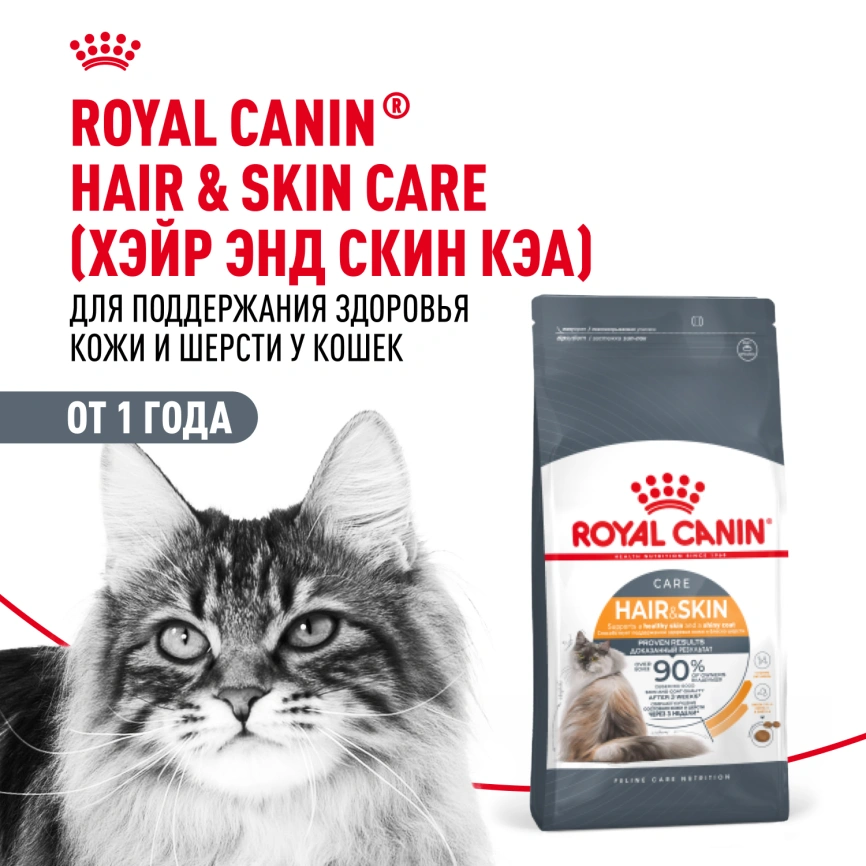 Сухой корм Royal Canin Hair & Skin Care для кошек, 10 кг фото 13