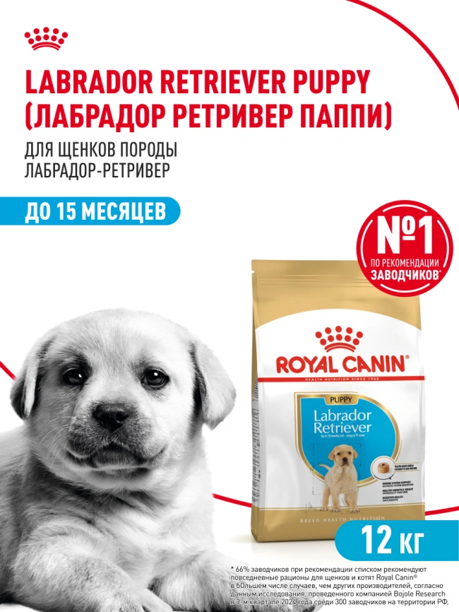 Сухой корм Royal Canin Labrador Retriever Puppy для щенков, 12 кг фото 12
